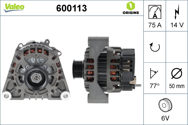 VALEO 600113 VALEO ORIGINS...