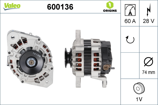 VALEO 600136 VALEO ORIGINS...