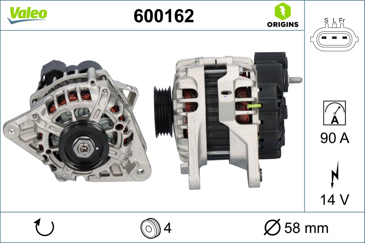 VALEO 600162 Generator
