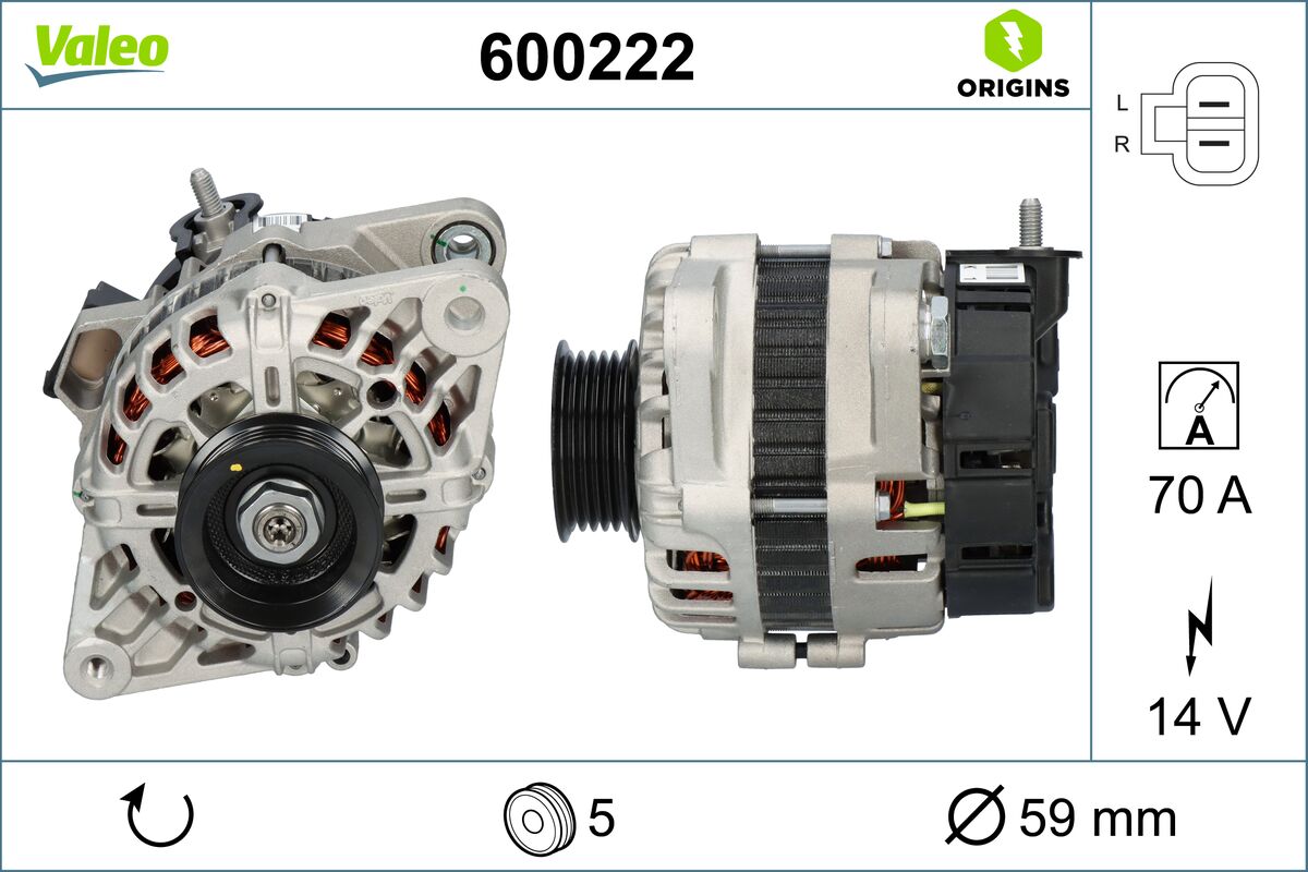 VALEO 600222 Generator
