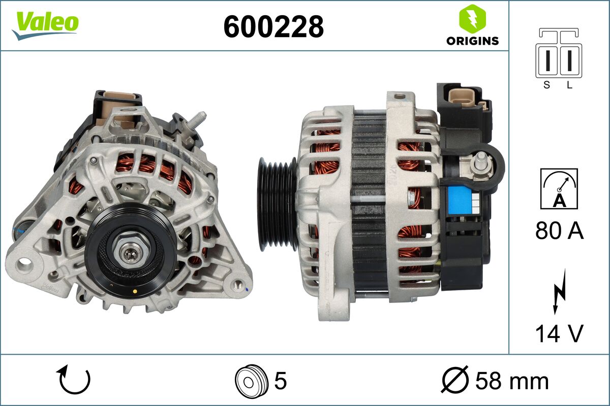 VALEO 600228 Generator