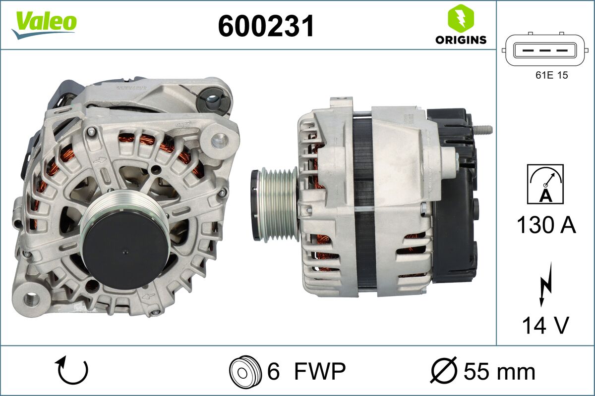 VALEO 600231 Generator