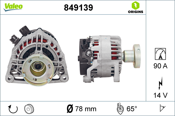 VALEO 849139 Alternatore