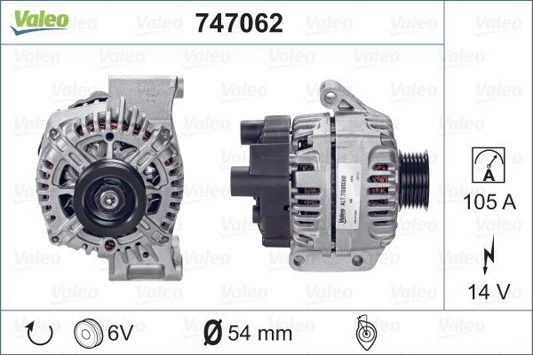 VALEO 747062 Alternatore-Alternatore-Ricambi Euro