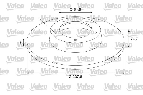 VALEO 675411 Discofreno