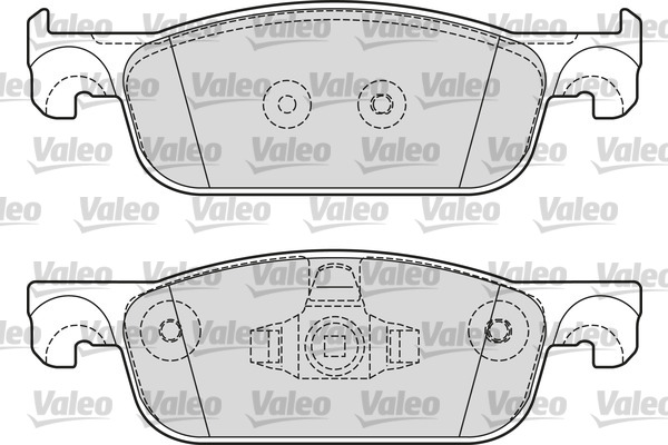 VALEO 601600 Kit pastiglie freno, Freno a disco