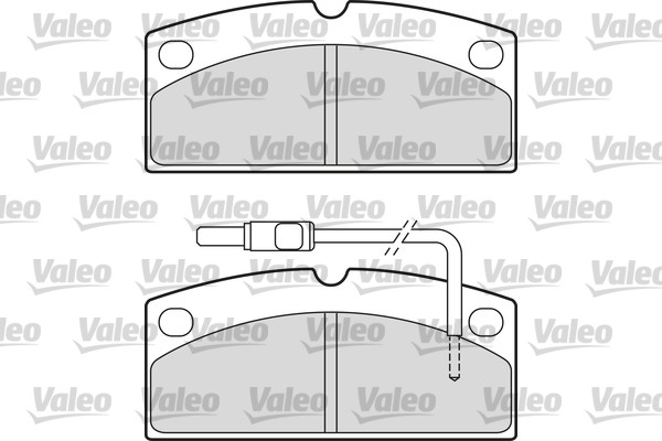 VALEO 601650 Kit pastiglie freno, Freno a disco-Kit pastiglie freno, Freno a disco-Ricambi Euro