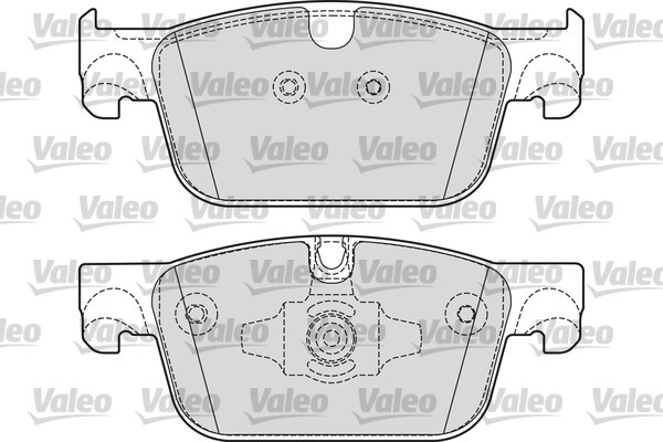 VALEO 601698 Kit pastiglie freno, Freno a disco