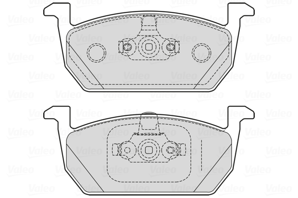 VALEO 601719 Kit pastiglie...