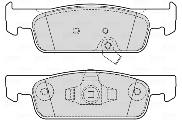 VALEO 601732 Kit pastiglie...