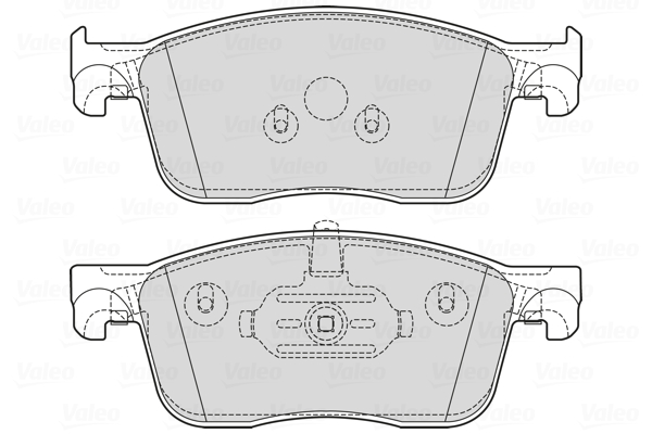 VALEO 601743 Kit pastiglie...