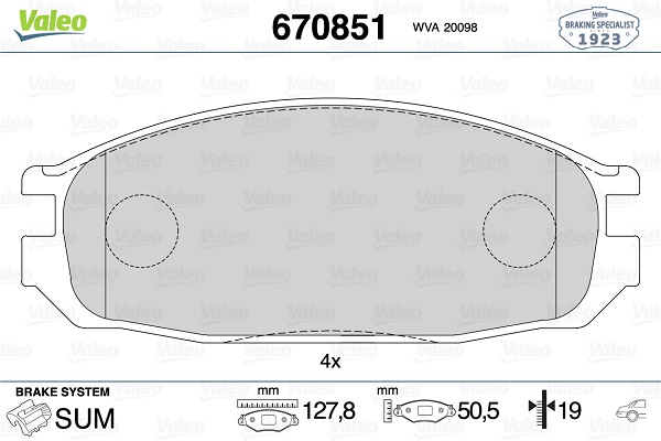 VALEO 670851...