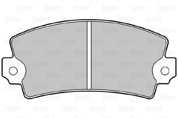 VALEO 598078 Kit pastiglie freno, Freno a disco