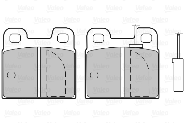 VALEO 598351 Kit pastiglie...