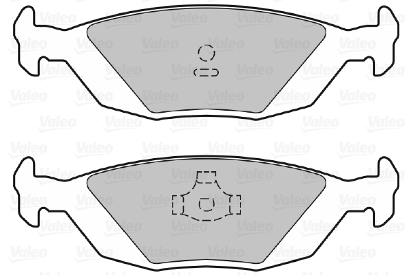 VALEO 601016 Kit pastiglie...