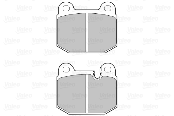 VALEO 598108 Kit pastiglie freno, Freno a disco