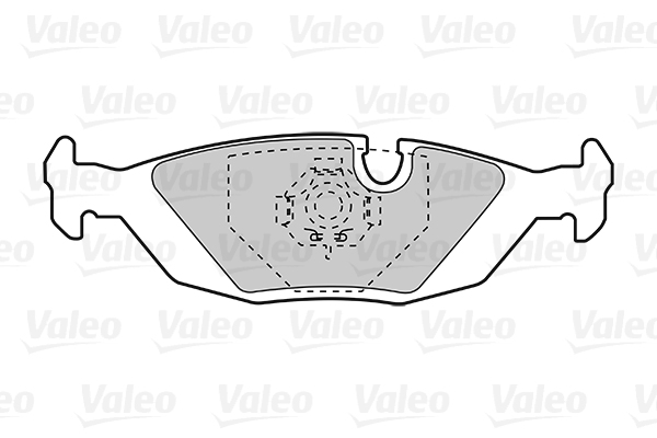 VALEO 301103 Kit pastiglie freno, Freno a disco