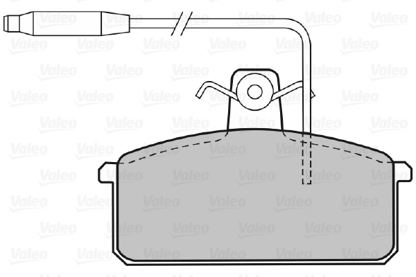 VALEO 598531 Kit pastiglie freno, Freno a disco-Kit pastiglie freno, Freno a disco-Ricambi Euro