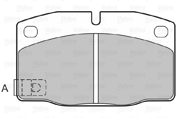 VALEO 598333 Kit pastiglie...