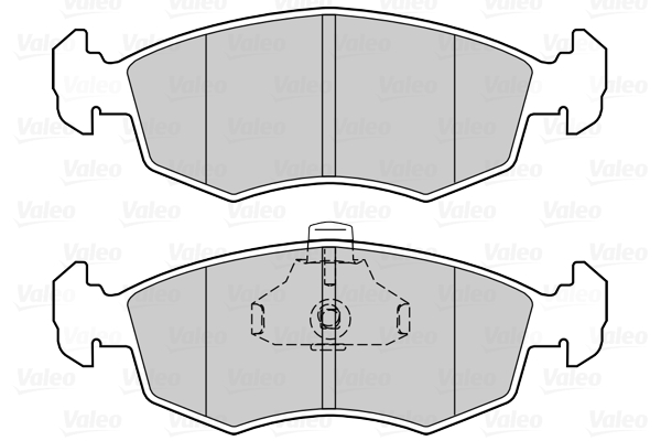 VALEO 302023 Kit pastiglie freno, Freno a disco