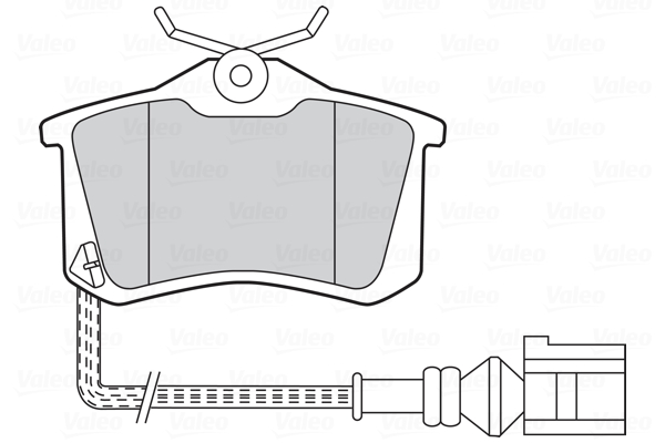 VALEO 301674 Kit pastiglie freno, Freno a disco-Kit pastiglie freno, Freno a disco-Ricambi Euro