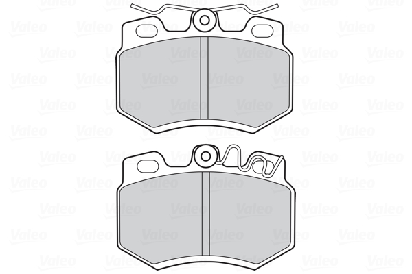 VALEO 301176 Kit pastiglie freno, Freno a disco