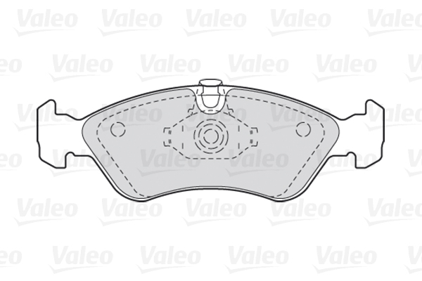 VALEO 301184 Kit pastiglie freno, Freno a disco