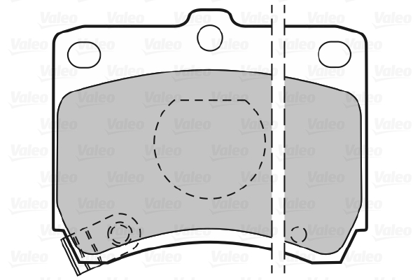 VALEO 598268 Kit pastiglie...