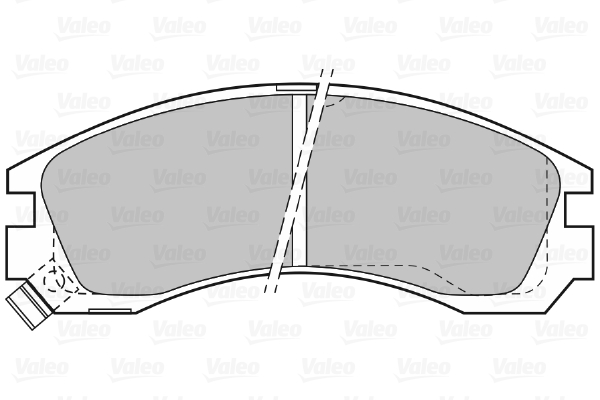 VALEO 598517 Kit pastiglie freno, Freno a disco