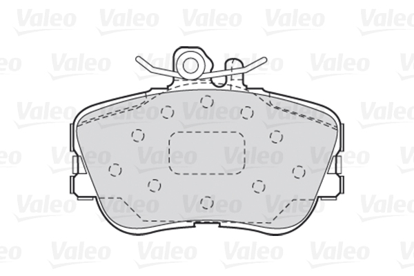 VALEO 301013 Kit pastiglie freno, Freno a disco