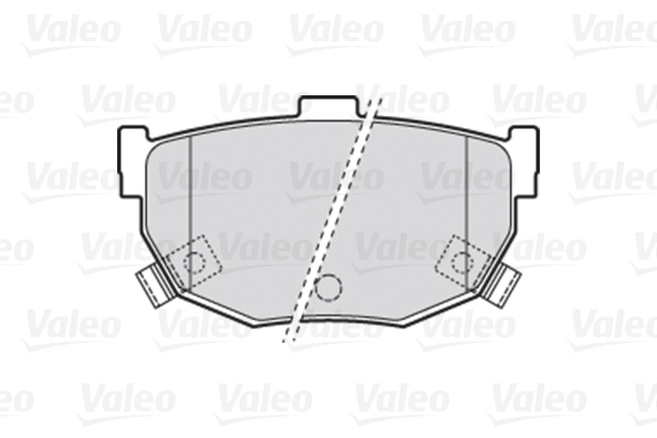 VALEO 301817 Kit pastiglie freno, Freno a disco