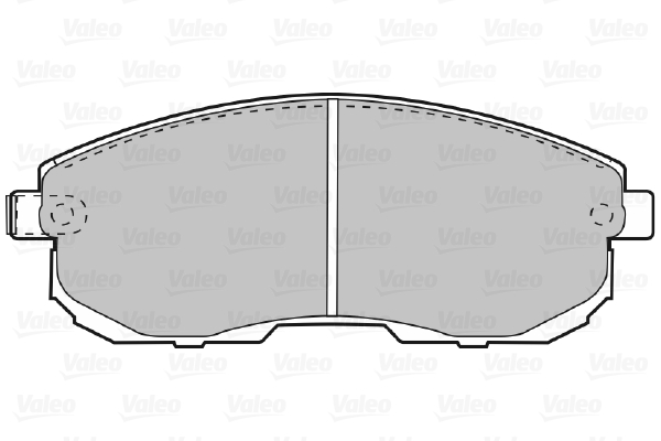 VALEO 598787 Kit pastiglie freno, Freno a disco