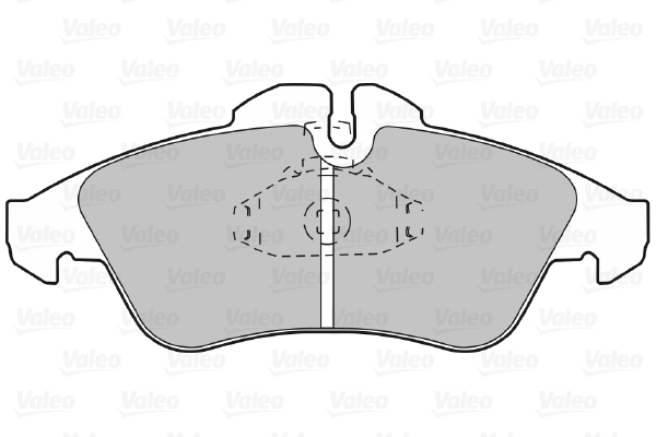 VALEO 598044 Kit pastiglie...