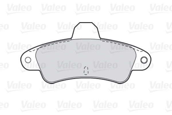 VALEO 301005 Kit pastiglie freno, Freno a disco