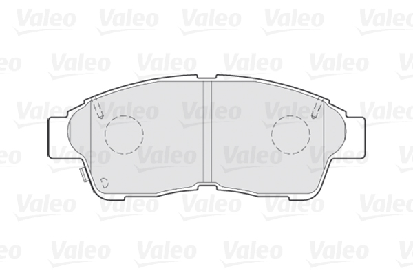 VALEO 301551 Kit pastiglie freno, Freno a disco