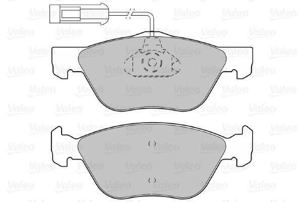 VALEO 598065 Kit pastiglie...