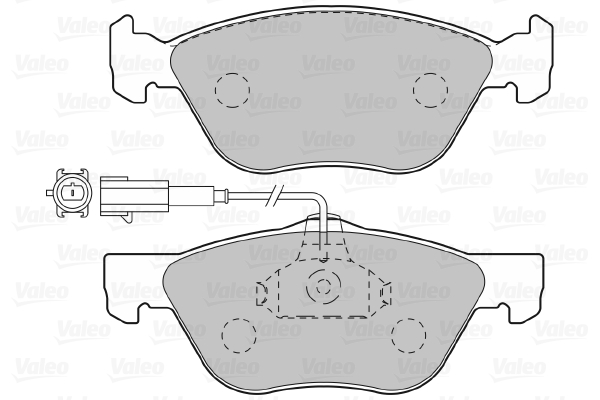 VALEO 598990 Kit pastiglie...