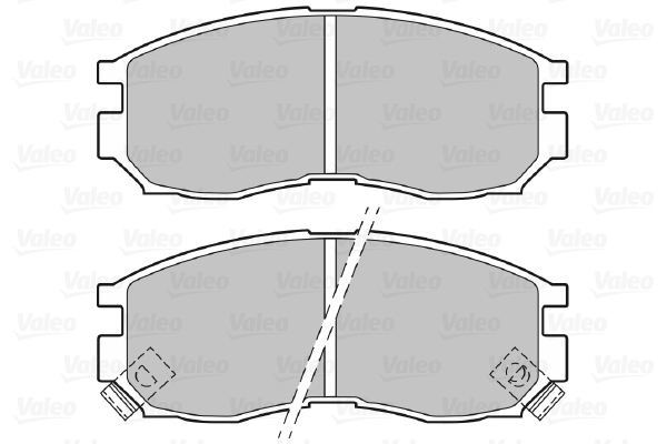 VALEO 598625 Kit pastiglie freno, Freno a disco-Kit pastiglie freno, Freno a disco-Ricambi Euro