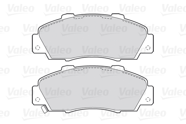 VALEO 301627 Kit pastiglie freno, Freno a disco