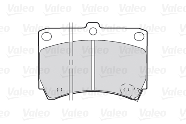 VALEO 301274 Kit pastiglie freno, Freno a disco