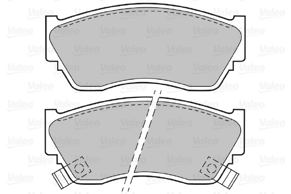 VALEO 598628 Kit pastiglie freno, Freno a disco