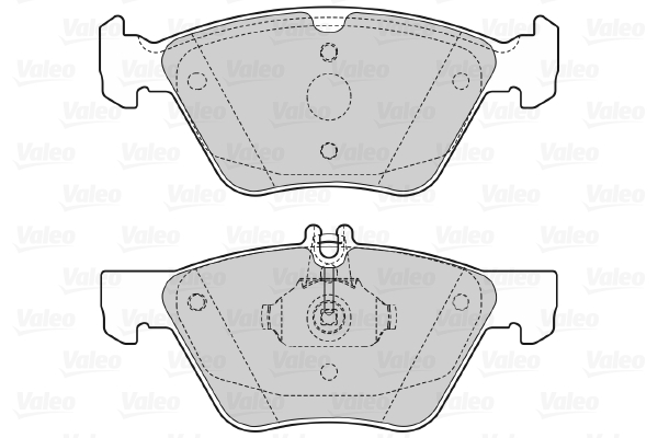 VALEO 598636 Kit pastiglie...