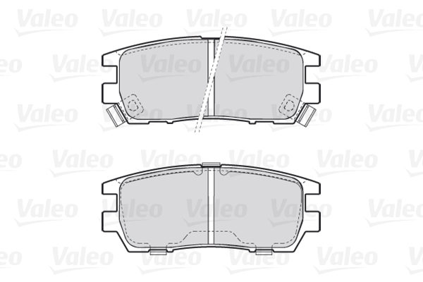 VALEO 301519 Kit pastiglie freno, Freno a disco-Kit pastiglie freno, Freno a disco-Ricambi Euro