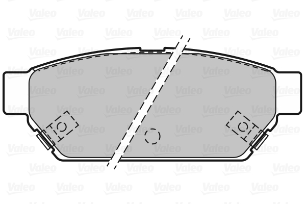 VALEO 598844 Kit pastiglie freno, Freno a disco-Kit pastiglie freno, Freno a disco-Ricambi Euro