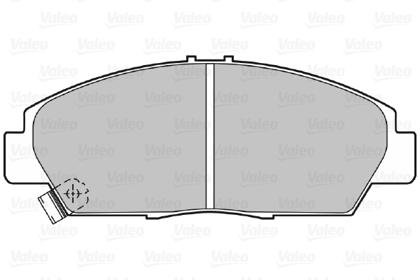 VALEO 598056 Kit pastiglie freno, Freno a disco