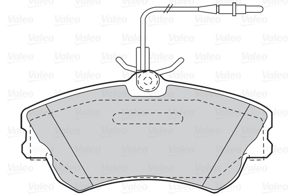 VALEO 302217 Kit pastiglie...