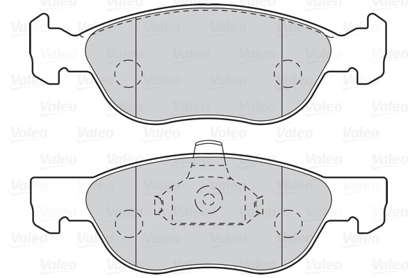 VALEO 302104 Kit pastiglie freno, Freno a disco