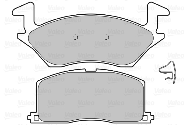 VALEO 598815 Kit pastiglie...