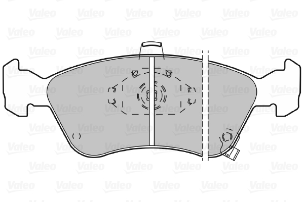 VALEO 598478 Kit pastiglie freno, Freno a disco-Kit pastiglie freno, Freno a disco-Ricambi Euro