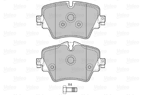 VALEO 601470 Kit pastiglie...